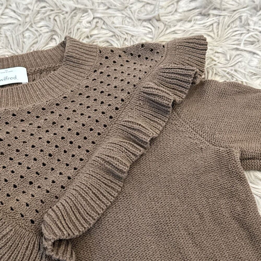 Wilfred ruffled sweater size XS View 5